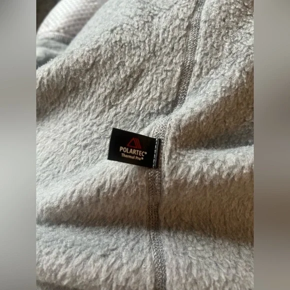 Patagonia Women’s Retro-X Fleece Vest – Gray with Teal Trim, Size Medium - Picture 4 of 7